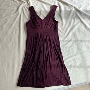 Loft Purple Sleeveless Dress